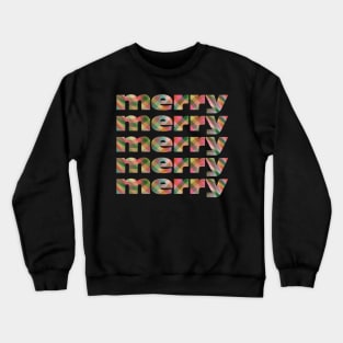 Merry in Plaid Crewneck Sweatshirt